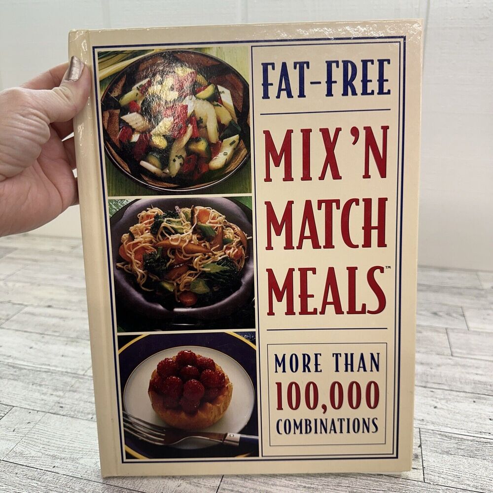 Cookbook Fat-Free Mix'N Match Meals Ottenheimer Publishing 1994 HC Wire Spiral